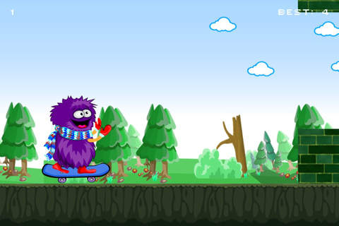 A Monster True Skate Dash - Tiny Kid-s High Skater Pro Game-s screenshot 3