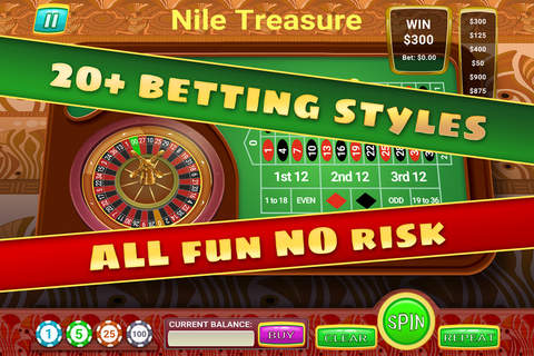 Blue Nile Treasure Roulette - PRO - Ancient Egypt Royal Vegas Casino Game screenshot 4