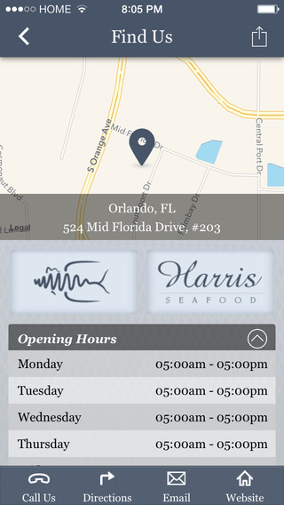 【免費商業App】Harris Seafood - High Quality, Hand-Cut Fresh Fish for all of Central Florida!-APP點子