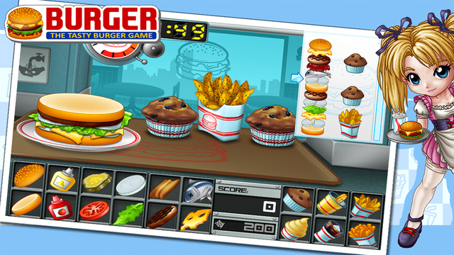 【免費遊戲App】Burger-APP點子