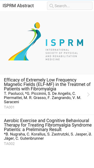 ISPRM Abstracts 2015