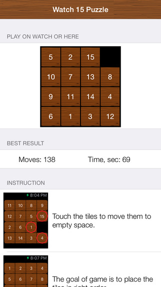 Watch 15 Puzzle