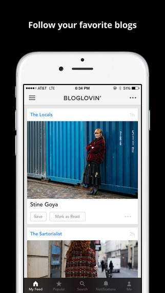 Bloglovin’ – The best app to discover and read blogs.