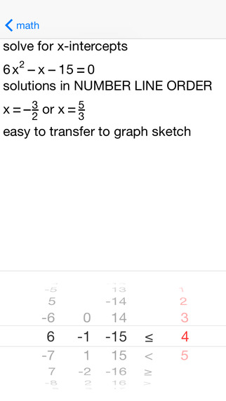 【免費教育App】Quadratic Inequalities-APP點子