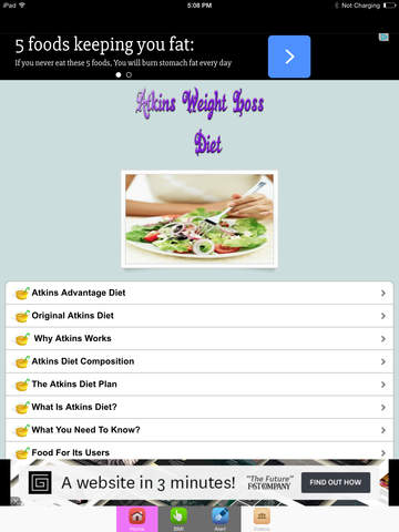 【免費健康App】Atkins Weight Loss Diet-APP點子