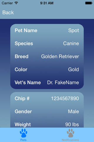 Pet Reminder Liaison screenshot 2