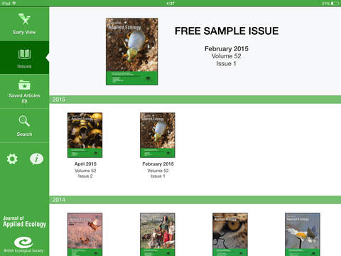 【免費教育App】Journal of Applied Ecology-APP點子