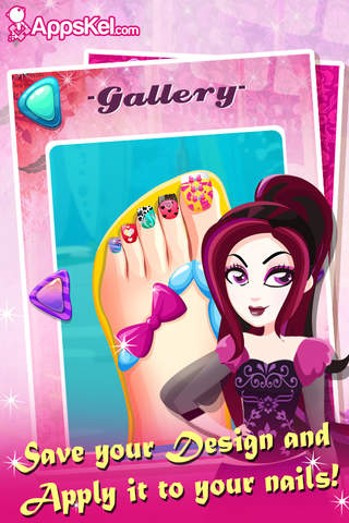 High Fashion Toe Nail Makeover: Little Salon Games screenshot 2