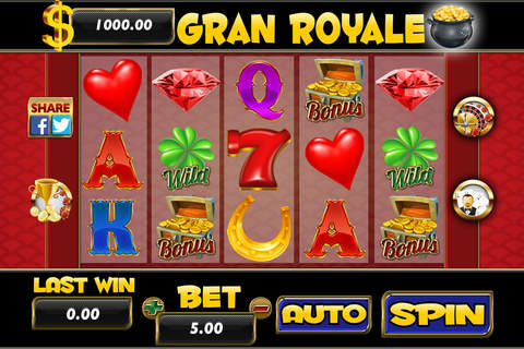 Aaron Casino Gran Royale - Slots, Roulette and Blackjack 21 FREE! screenshot 2