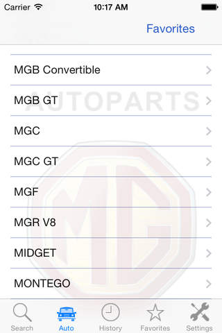 Autoparts for MG screenshot 4