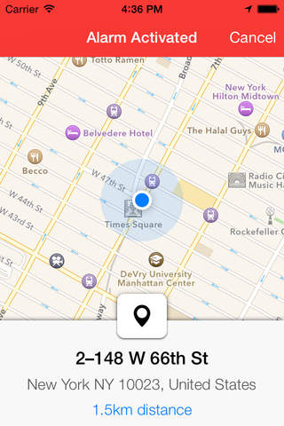 Buzz Alarm - Travel GPS Alarm screenshot 2