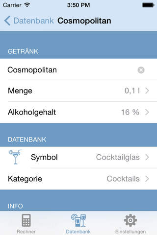 Live Blood Alcohol Content Calculator - Lite screenshot 3