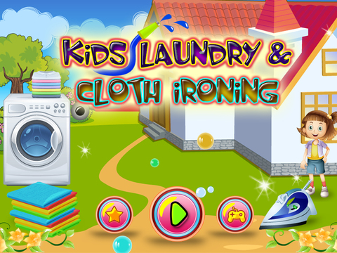 免費下載遊戲APP|Kids Laundry & Cloth Ironing – Learn to cleanup dirty dresses & clothes in this washing game app開箱文|APP開箱王