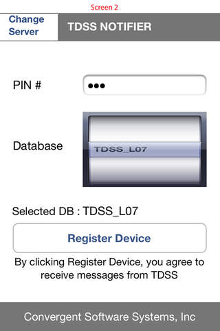 TDSS Notifier screenshot 2