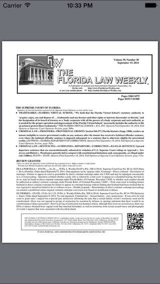 Florida Law Weekly