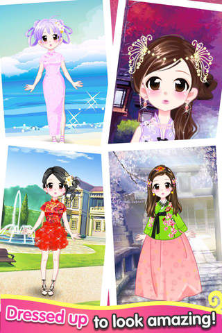 Cute Girl - Hanbok and Cheongsam screenshot 4
