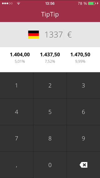 【免費工具App】TipTip – Tip Calculator-APP點子