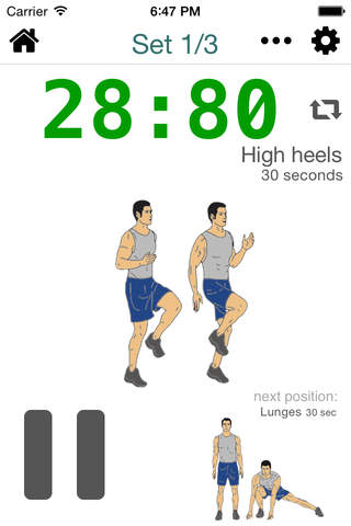 12 Min Pre Snowboard Workout - Your Personal Trainer for Snowboard - Get ready for the winter, train at home, stay fit! screenshot 4