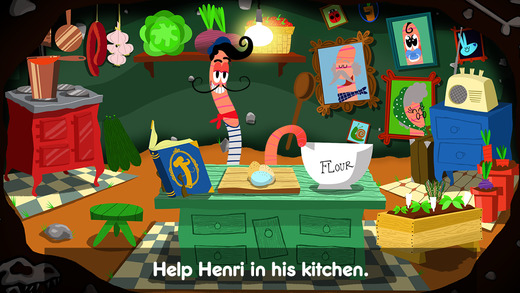 【免費教育App】Henri le Worm – Learn and Play with his Amazing Cooking Adventures-APP點子