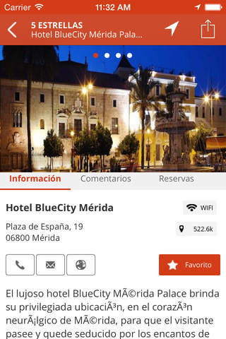 Mérida App Guía de ciudad Guía de Mérida Restaurantes Hoteles Ocio Tiendas screenshot 3