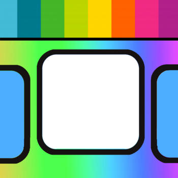 Rainbow - Design Custom Wallpapers to Create the Effect of a Colored Dock and Status Bar (iPhone and iPod Touch Edition) 生活 App LOGO-APP開箱王