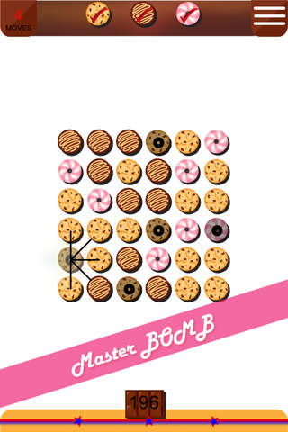 Aaron Sweet Cakes Blast Free - Link a line and Match the Sweet Cake and Cookie Bakery to win the puzzle games screenshot 3