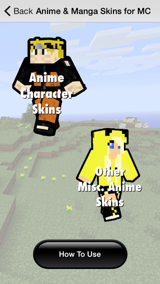Anime Manga Skins for Minecraft