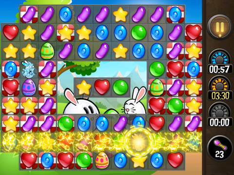 【免費遊戲App】Jewel World Season Candy Easter Edition : Help Gummy & Beanny to crush this PARTY !-APP點子