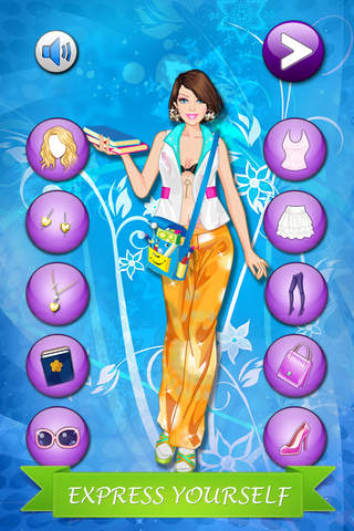 Student Style - Dress Up Game for Girls screenshot 3