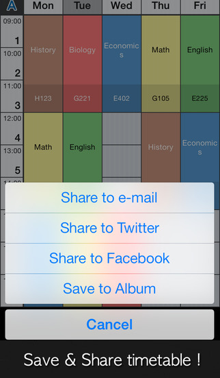 【免費教育App】Handy Timetable-APP點子