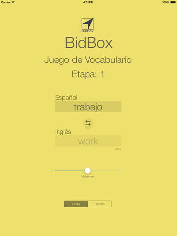 【免費旅遊App】BidBox Vocabulary Spanish: 101-APP點子