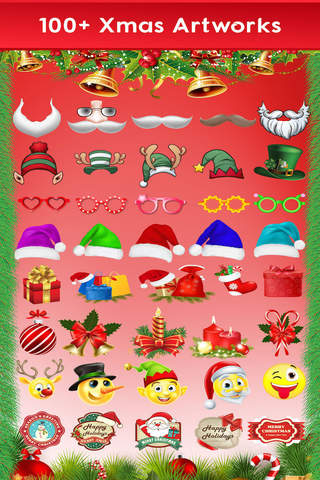 Merry Christmas Photo Cards Maker - Santa Meme Creator for Xmas Pics Effects screenshot 2
