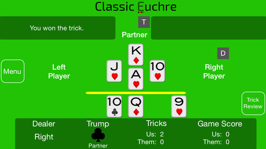 【免費遊戲App】Classic Euchre-APP點子