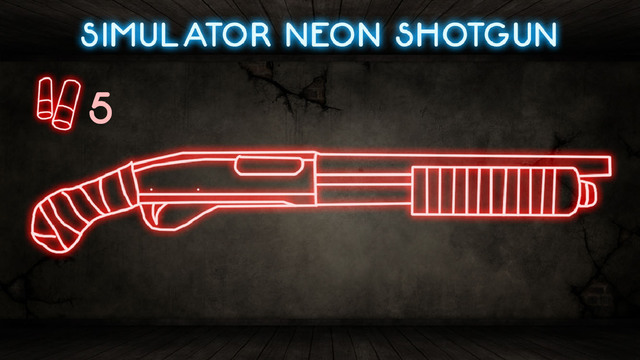 Neon Weapon Shotgun Simulator