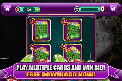 No Deposit Bingo - Play Online Bingo and Lottery Card Game for FREE ! screenshot 3