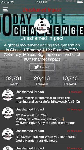 Unashamed Impact