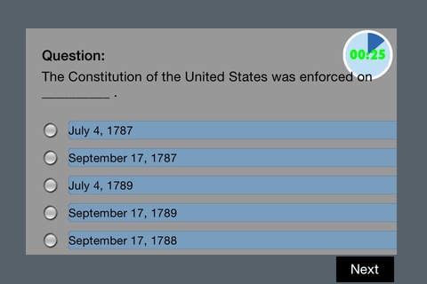 How American Are You? - A Fun Filled American History MCQ App screenshot 3