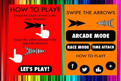 Swipe The Arrow Direction "Right Left Up Down" screenshot 3