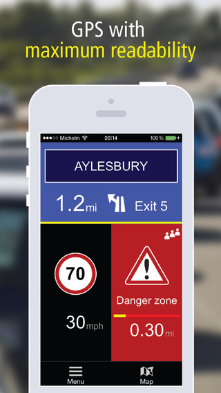 【免費交通運輸App】MICHELIN Navigation Traffic, GPS, Road Warnings-APP點子