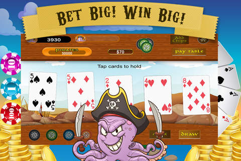 Video Poker - Caribbean Adventure PRO screenshot 3
