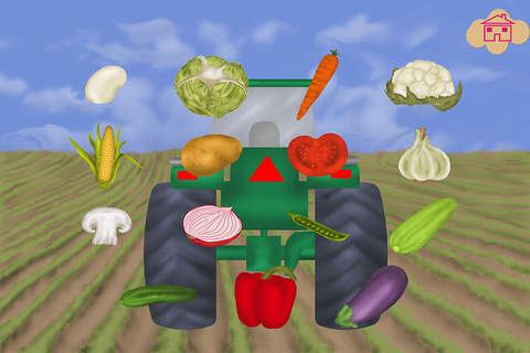 Vegetables Preschool Learning Experience Memory Match Flash Cards Game screenshot 2