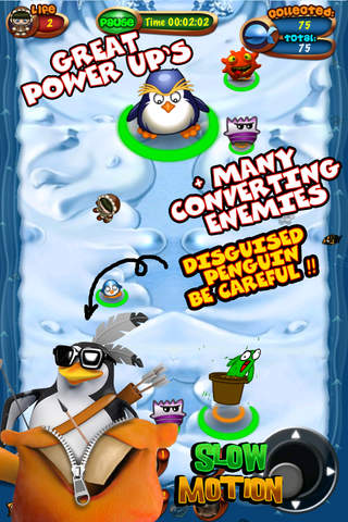 Disguised Penguins - Hard Penguin Attack in Land of Snow & Ice Free Game screenshot 3