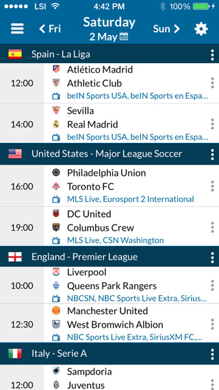 【免費運動App】Live Soccer TV - Official Broadcast Schedules & Scores-APP點子