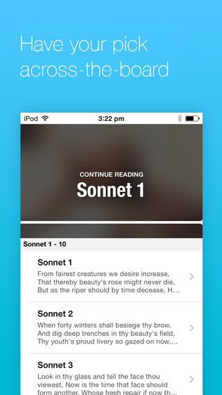 【免費教育App】Shakespearean Sonnets-APP點子