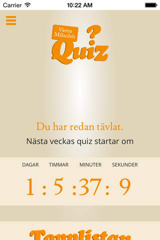 Västra Mälardals-Quiz screenshot 3