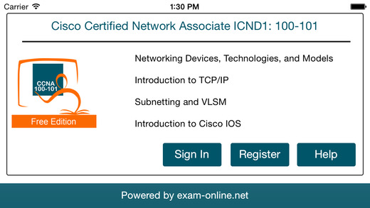 CCNA 100-101 ICND1 Exam Online Free