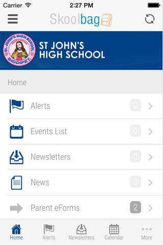 St John's High School - Skoolbag screenshot 3