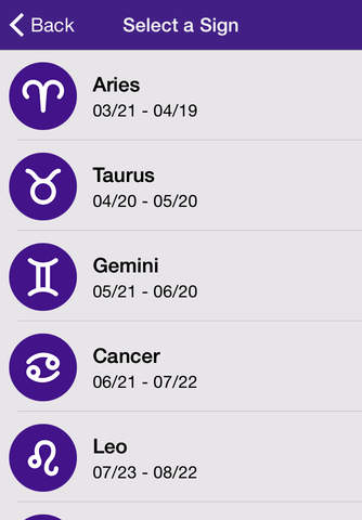 Daily Horoscope ++ screenshot 2
