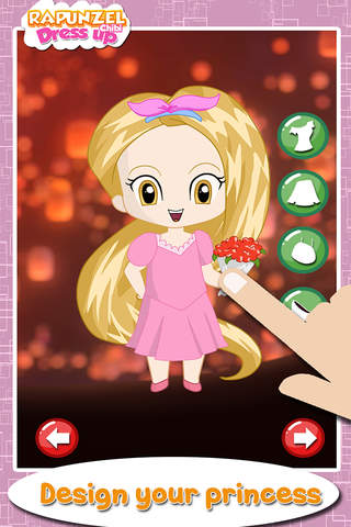 La Princesse Rapunzel Dress up Palace screenshot 3