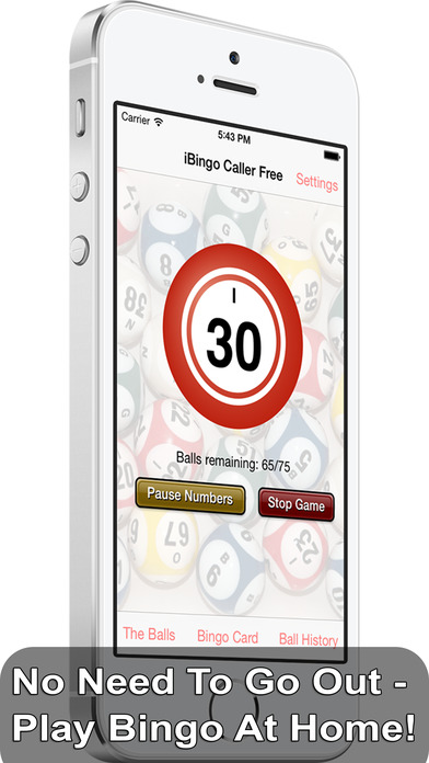 Screenshot 1 iBingo Caller Free — Play Bingo at Home with Friends!